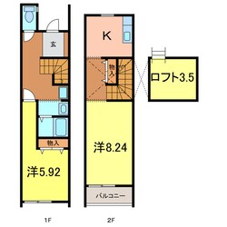 ルナ　セードルの物件間取画像